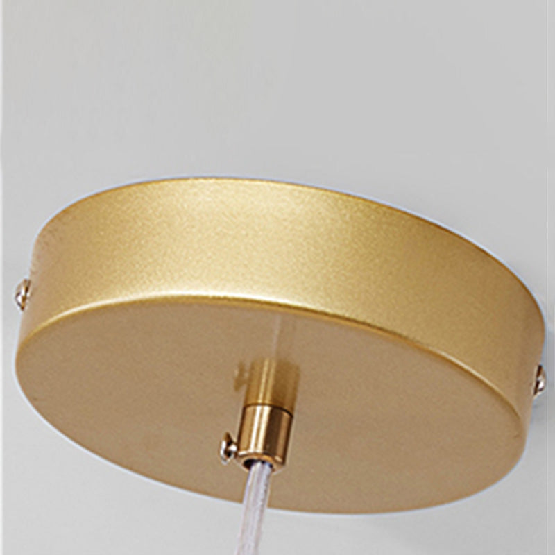 Accesorios de iluminación de araña de rama Candelera de sombra de vidrio esmerilado para dormitorio de sala de estar