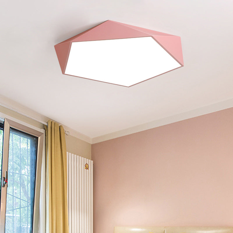 Nordic flushmountlights plafonnier macaron coloré pour salon