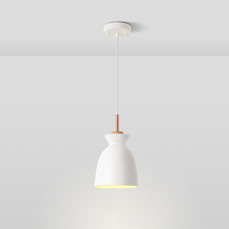 Macron Hanging Light Bowl Shape Single Light Metal Modern Pendant Light for Dinning Room