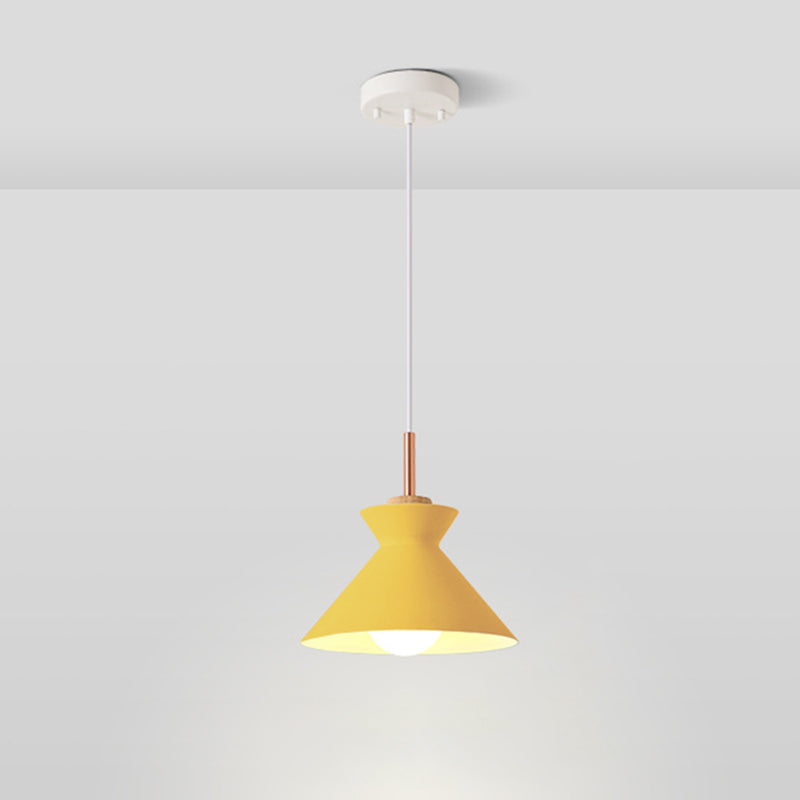 Macron Hanging Light Bowl Shape Single Light Metal Modern Pendant Light for Dinning Room