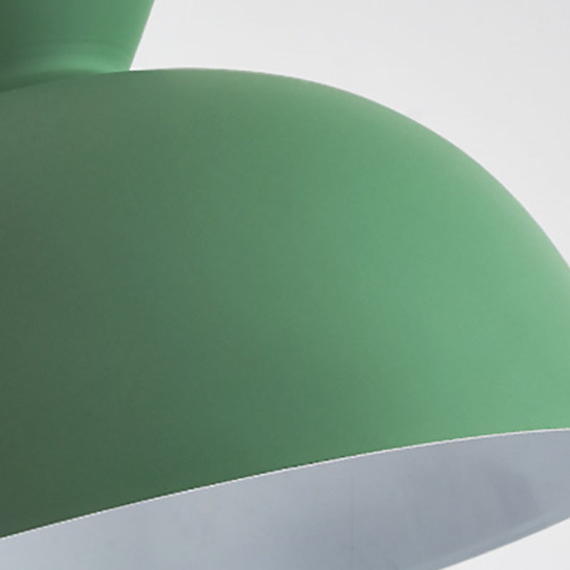 Macron Hanging Light Bowl Shape Single Light Metal Modern Pendant Light for Dinning Room