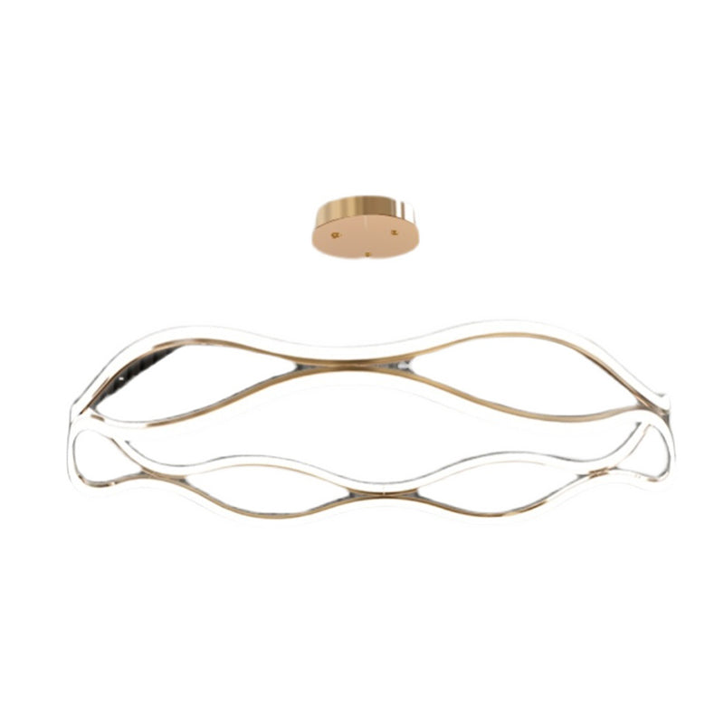 Curve lampadari a LED moderni LED ACRILICO LED LEGGIO PER LA CAMERA DA PASSEGIA CAMERA