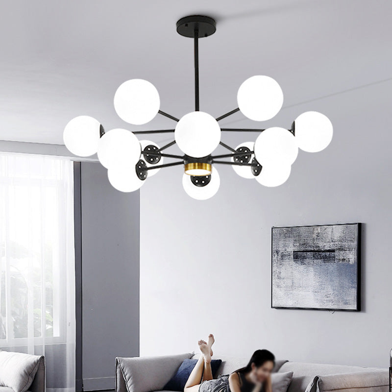 2 Schichten minimalistischer Kronleuchter Glasanhänger Kronleuchter für Esszimmer Schlafzimmer