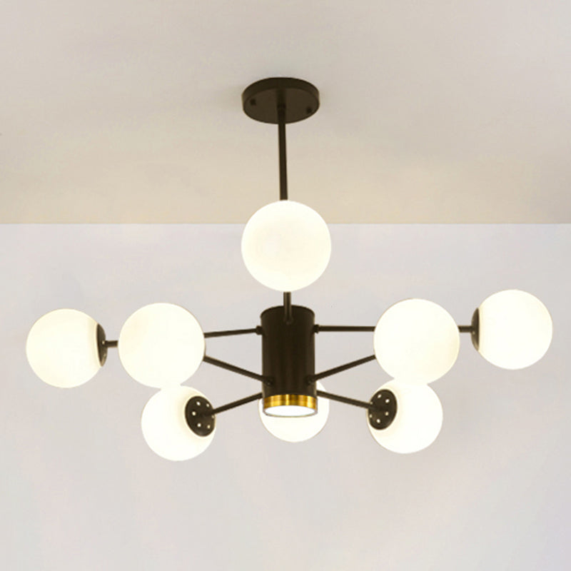 2 strati lampadario a pendente in vetro minimalista in vetro per camera da letto