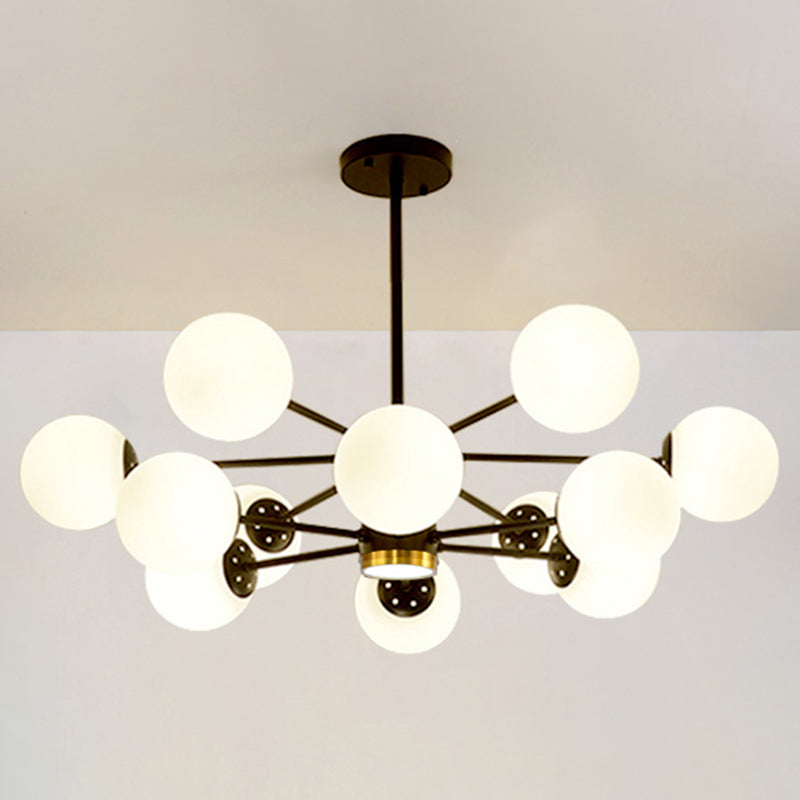 2 Schichten minimalistischer Kronleuchter Glasanhänger Kronleuchter für Esszimmer Schlafzimmer