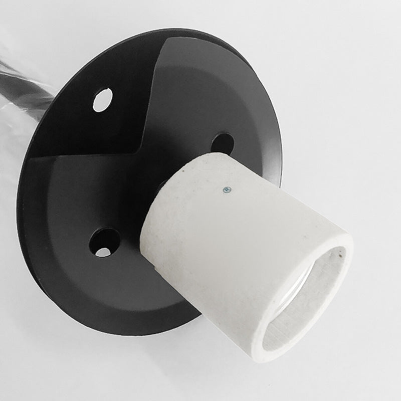 2 capas Candelera de colgante de vidrio minimalista para el dormitorio del comedor