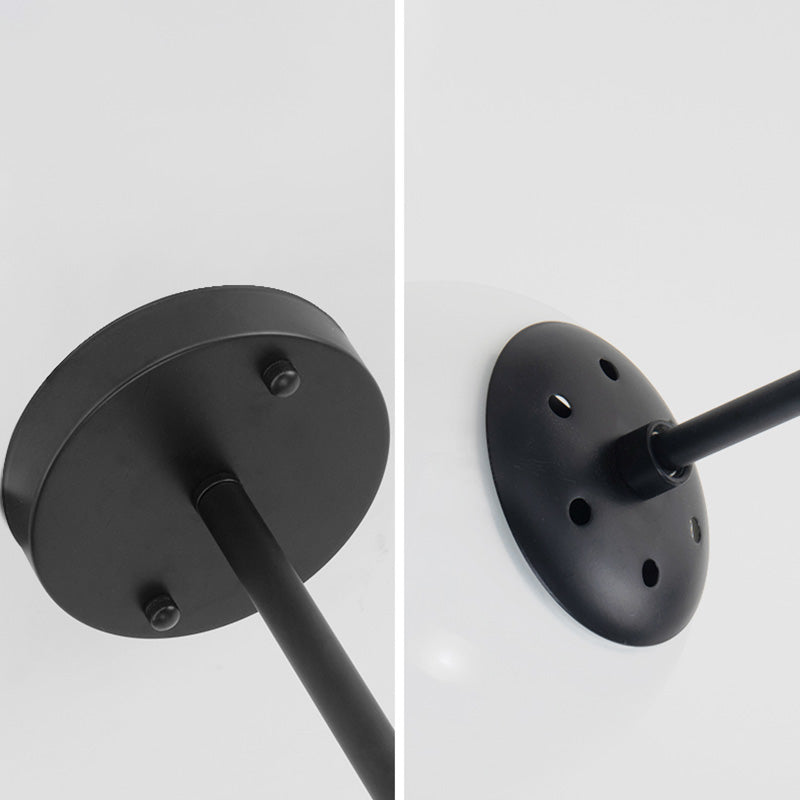 2 Schichten minimalistischer Kronleuchter Glasanhänger Kronleuchter für Esszimmer Schlafzimmer