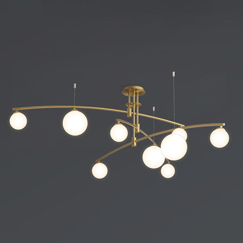 2 colori moderni opzionali per sala da pranzo a sospensione a sospensione in ottone