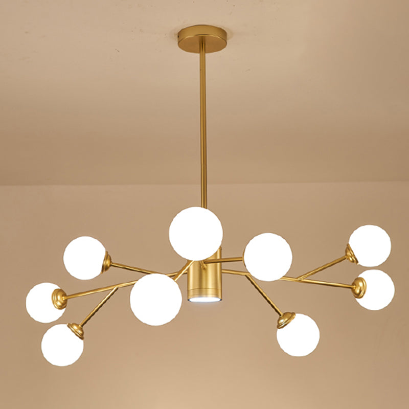 Ramo di lampadario minimalista luci a soffitto appeso per la camera da letto del soggiorno