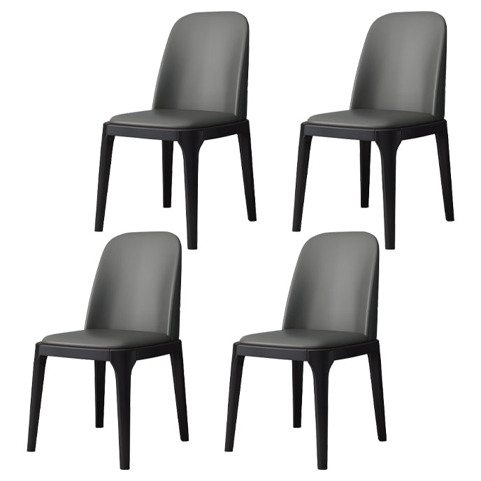 Industrial Style Side Chairs Oak Solid Wood Dining Room Side Chair Set