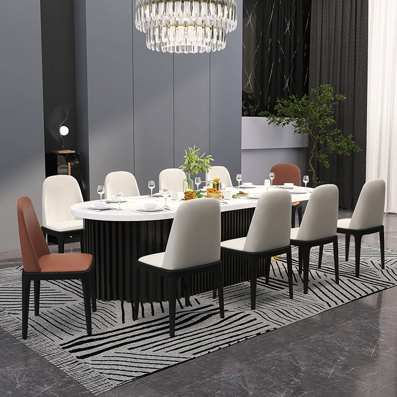 Industrial Style Side Chairs Oak Solid Wood Dining Room Side Chair Set