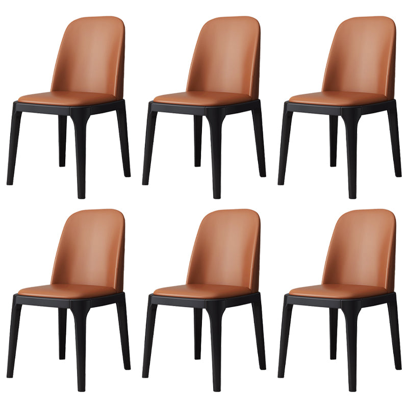Industrial Style Side Chairs Oak Solid Wood Dining Room Side Chair Set