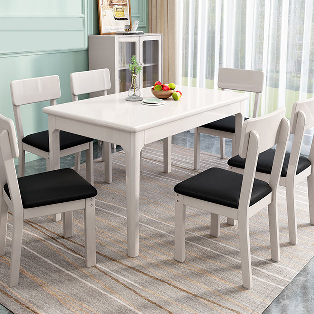 Industrial Wood Open Back Dining Side Chair 15'' Wide Indoor Dining Chair