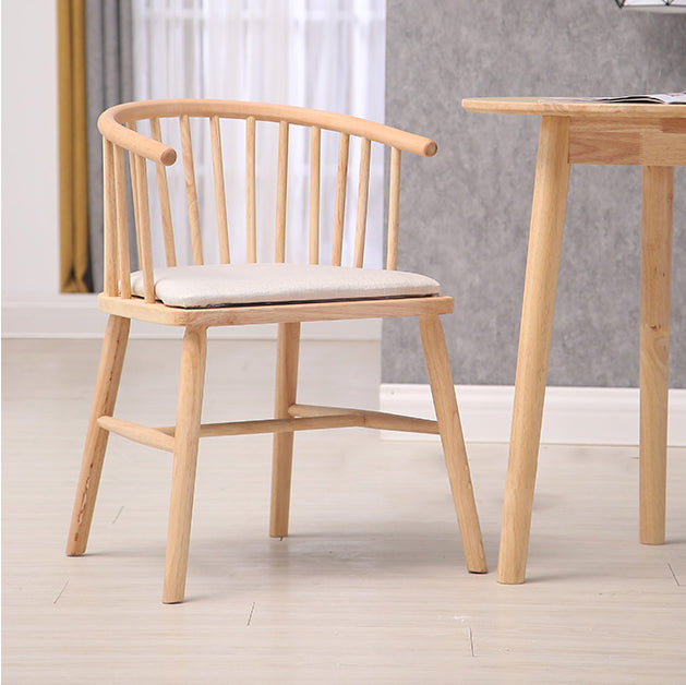 Wooden Dining Side Chairs Industrial Style 19'' Wide Windsor Back Side Chair