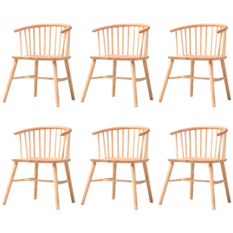 Wooden Dining Side Chairs Industrial Style 19'' Wide Windsor Back Side Chair