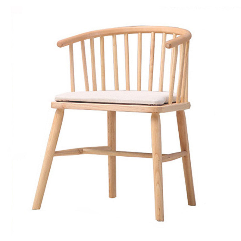Wooden Dining Side Chairs Industrial Style 19'' Wide Windsor Back Side Chair