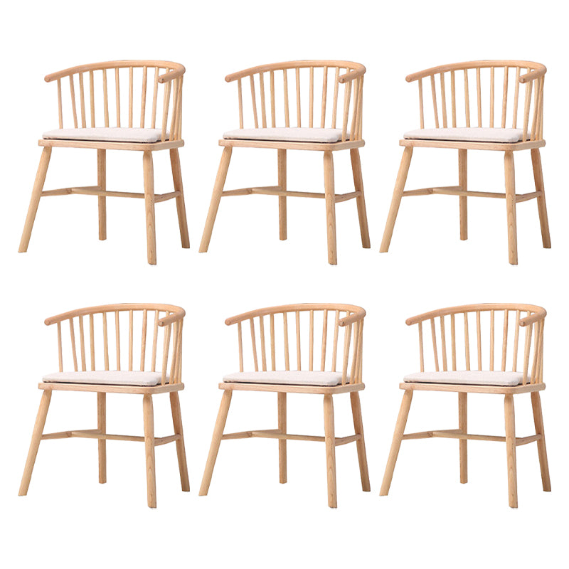Wooden Dining Side Chairs Industrial Style 19'' Wide Windsor Back Side Chair