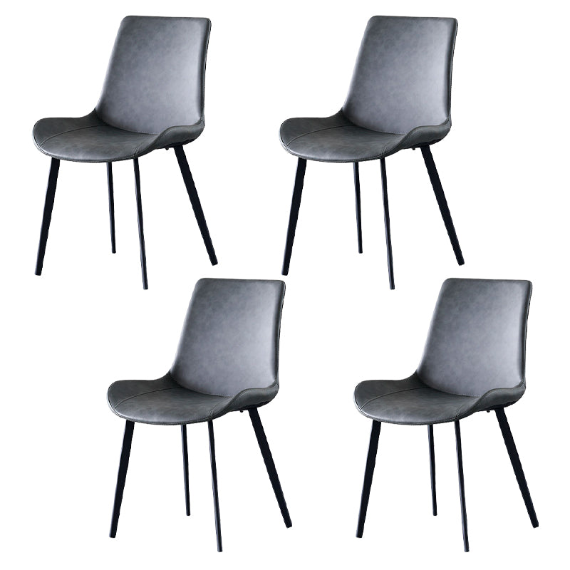 Chaises contemporaines avec coussin en éponge haute densité, chaise d'appoint Parsons pour la cuisine