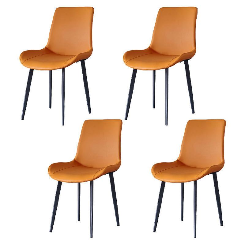 Chaises contemporaines avec coussin en éponge haute densité, chaise d'appoint Parsons pour la cuisine