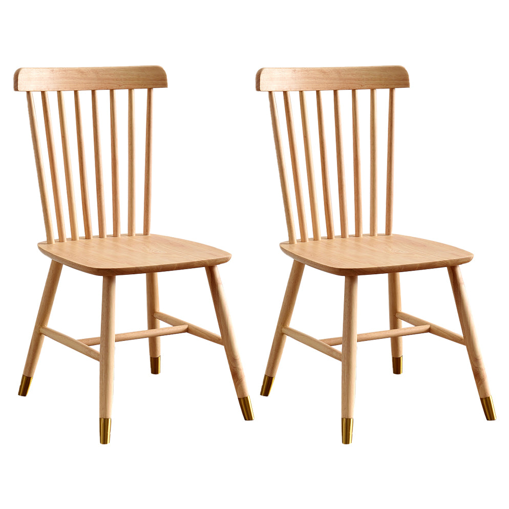 Traditional Wood Windsor Back Side Chair 19'' Wide Indoor Dining Chair