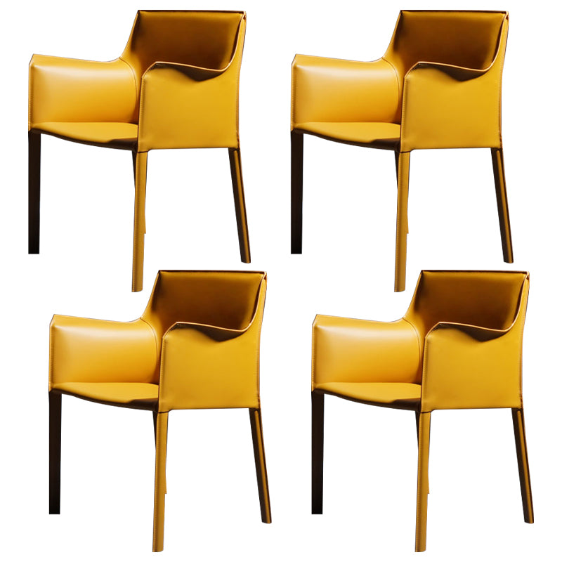 Chaise de salle à manger moderne en simili cuir, finition mate, fauteuils de salle à manger à dossier solide
