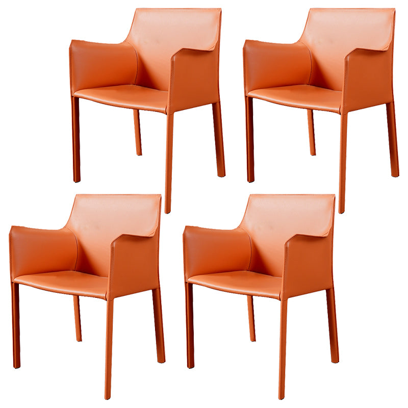 Chaise de salle à manger moderne en simili cuir, finition mate, fauteuils de salle à manger à dossier solide