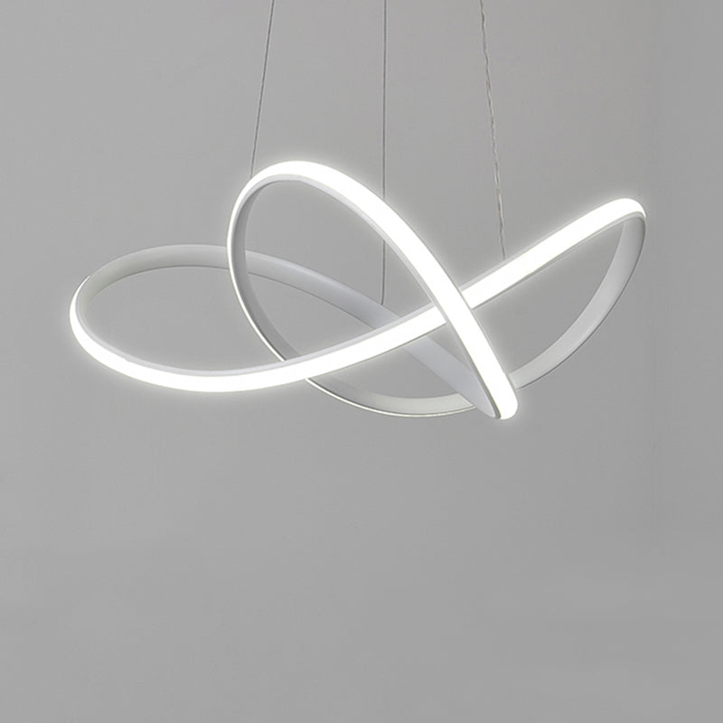 Modern sala da pranzo l'illuminazione torsione di illuminazione sospesa acrilica