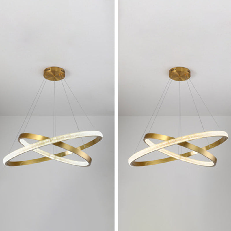 Charakteristische moderne einfache Style LED -Anhänger Kronleuchter Licht für Wohnzimmer Esszimmer Schlafzimmer