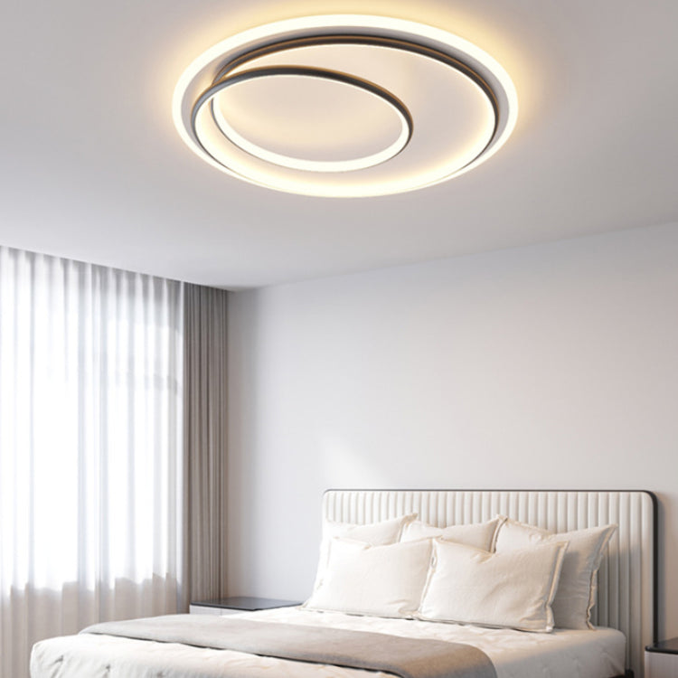 1-Light Ring Led Flush Ceiling Lights Modern Style Metal Led Flush Mount Ceiling Light Fixtures