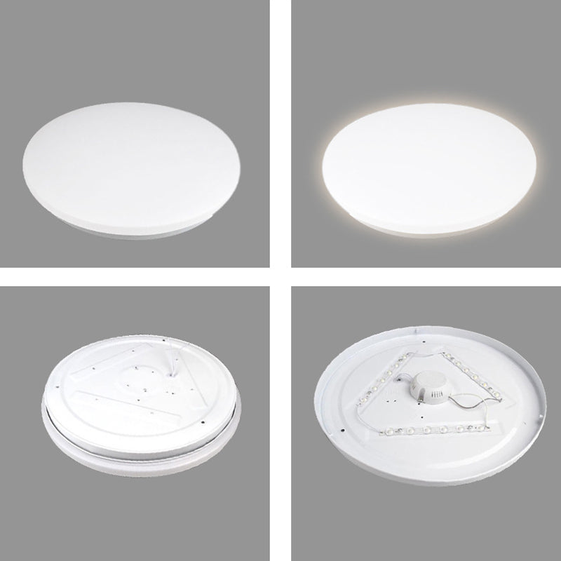 1-Cercle de lumière Flush Ceiling Light Fixture Modern Style Metal Led Flush Mount