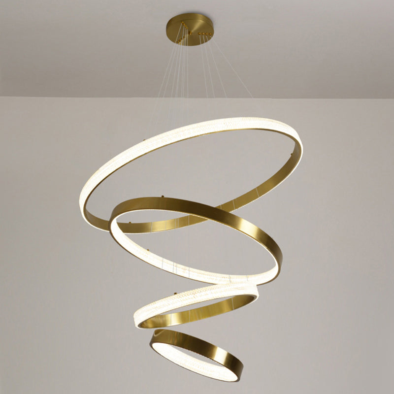 Luz moderna de lujo de lujo nórdico LED Candelier Light para sala de estar comedor