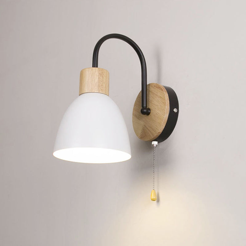 1 Licht geometrische Schatten Wandleuchte modren nordische Macarons Stil Metallwand