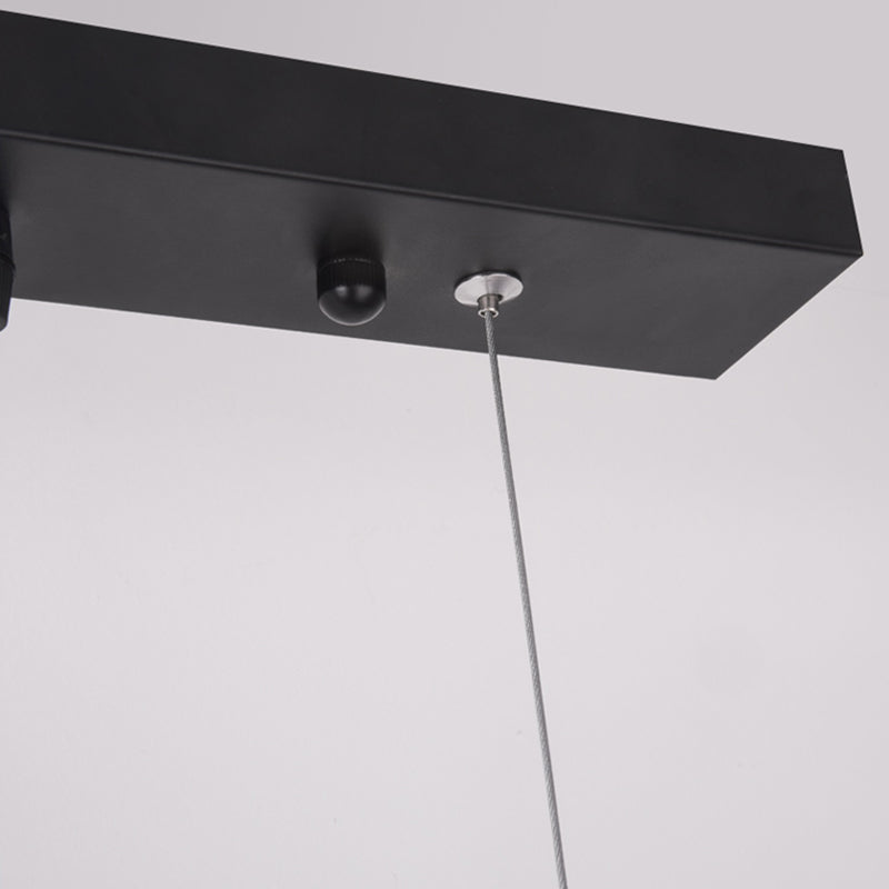 Luz de lámpara de araña colgante de estilo simple y simple para bar de comedor