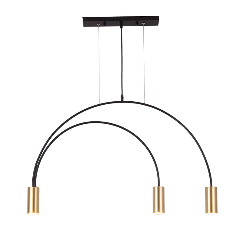 Luz de lámpara de araña colgante de estilo simple y simple para bar de comedor