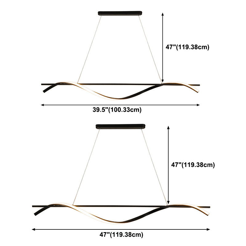 Modern Simple Style Pendant Chandelier Lighting Fixture for Dining Room