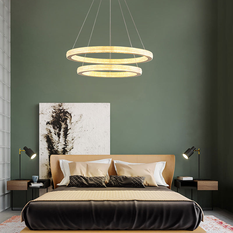 Luz moderna de lujo de lujo nórdico LED Candelier Light para sala de estar comedor