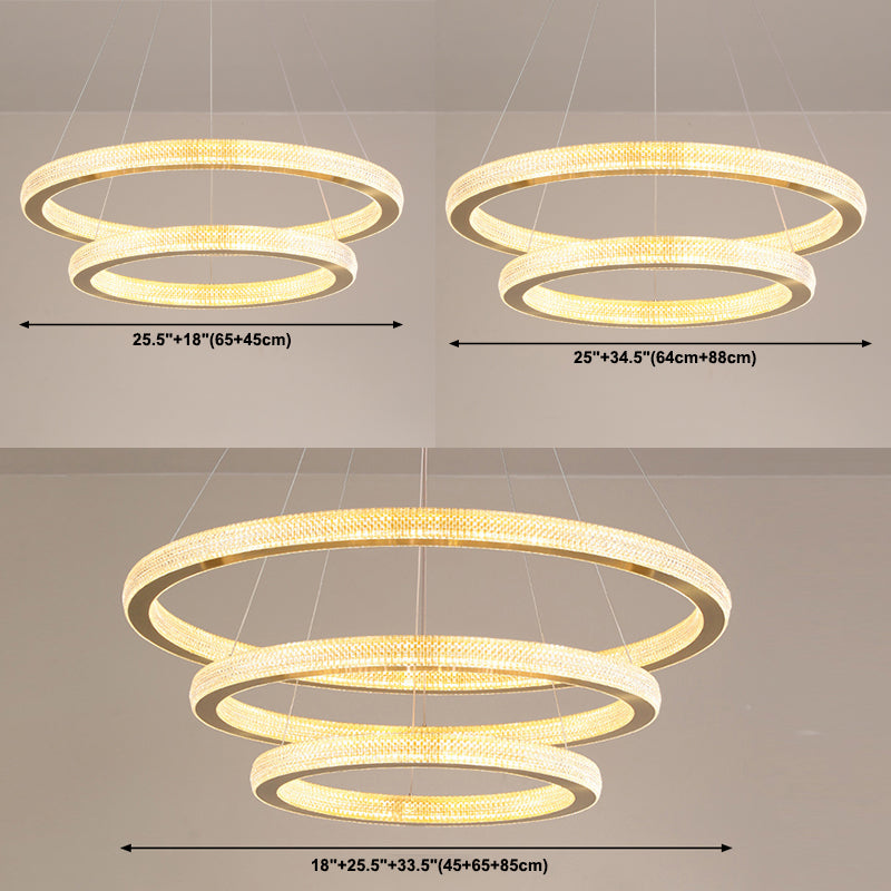 Luz moderna de lujo de lujo nórdico LED Candelier Light para sala de estar comedor
