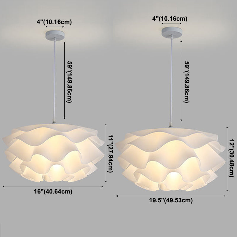 Kunstblume Schatten hängend hängendes Licht, ausgefallen