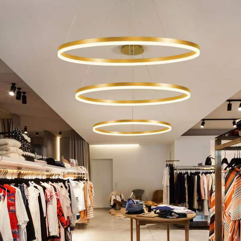 Característica moderna de estilo simple LED lámpara Luz para comedor para comedor de sala de estar dormitorio