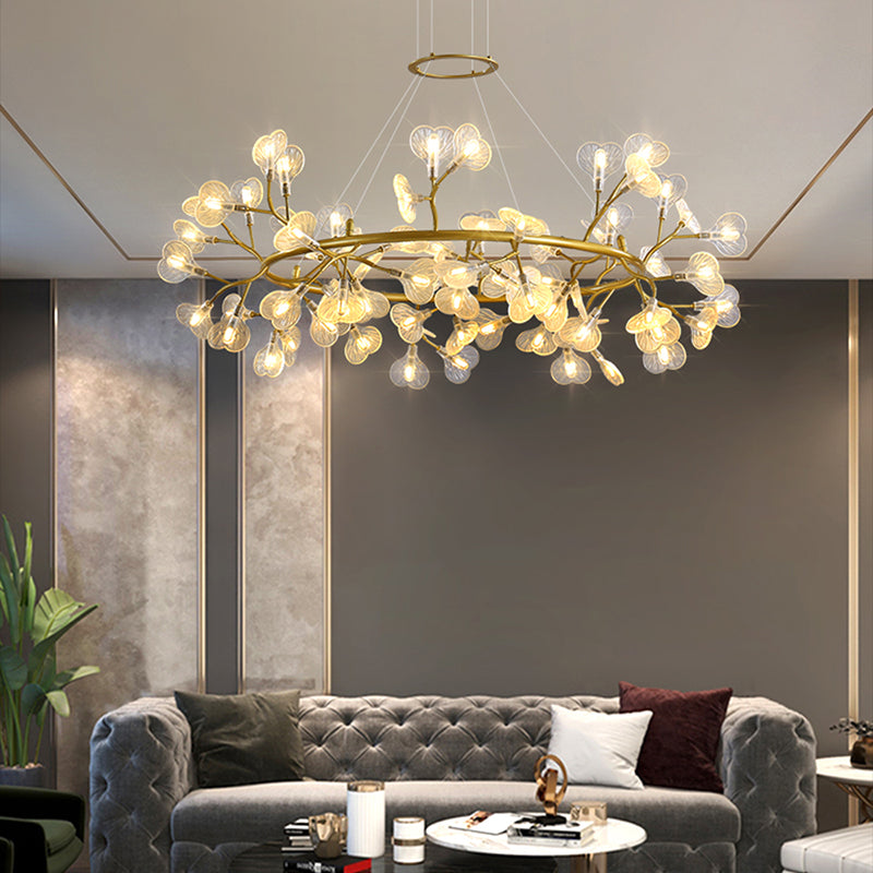 Landeliers modernos para comedor accesorios de luz orbicular colgante de lámpara de metal