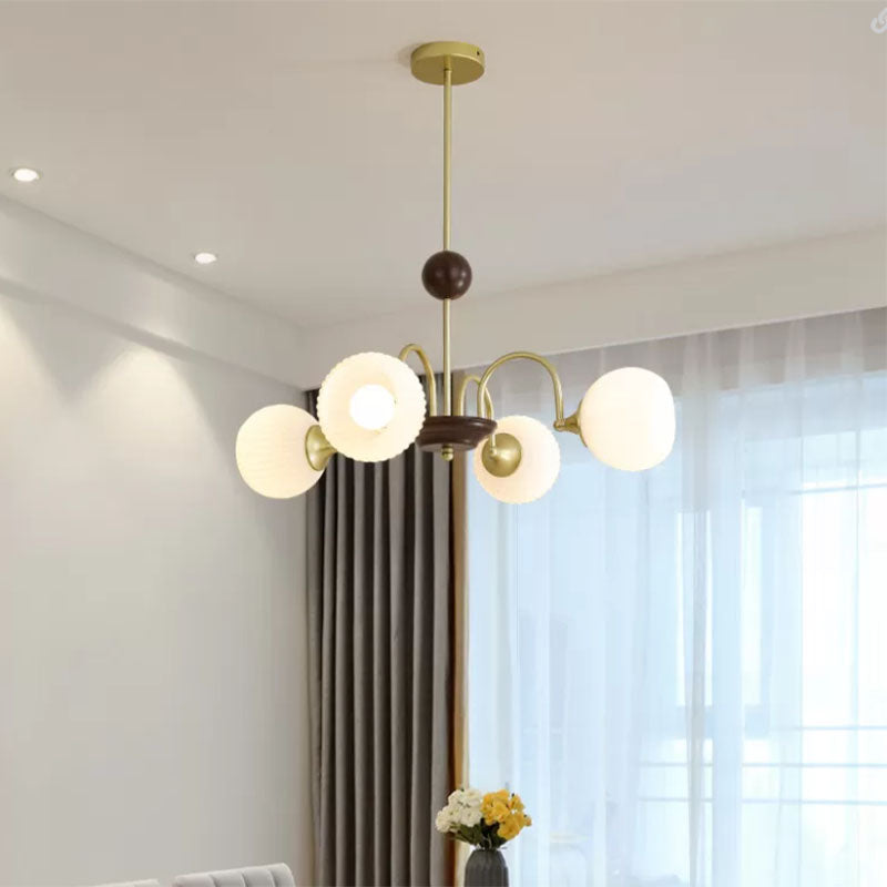 Luz de colgante de techo de lámpara geométrica Luces de lámpara de lámpara múltiple de estilo de metal moderno