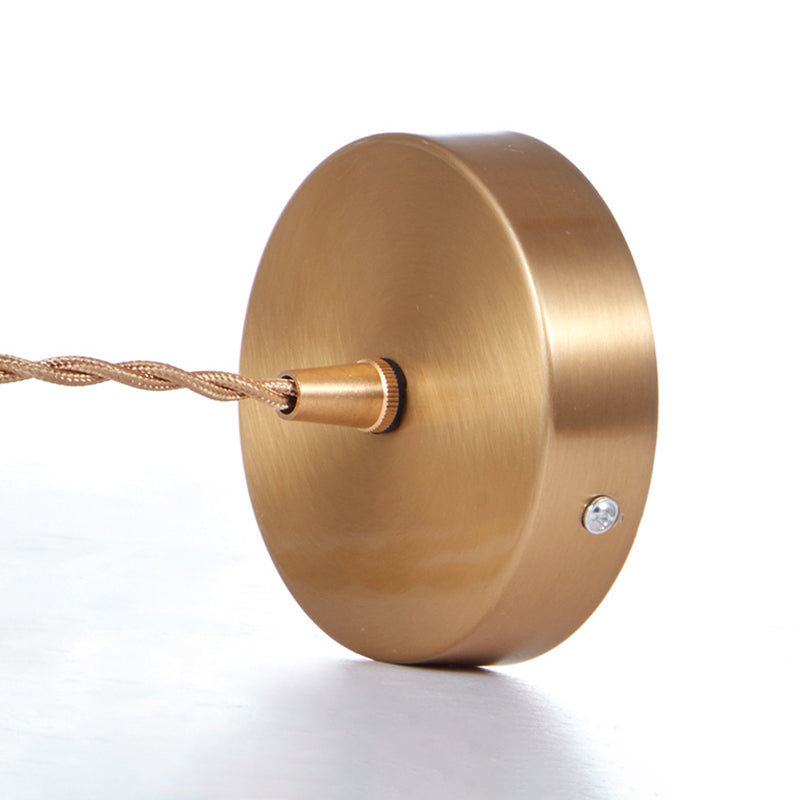 Indoor Single Light Hanging Light, Minimalist Clear Glass Pendant Light