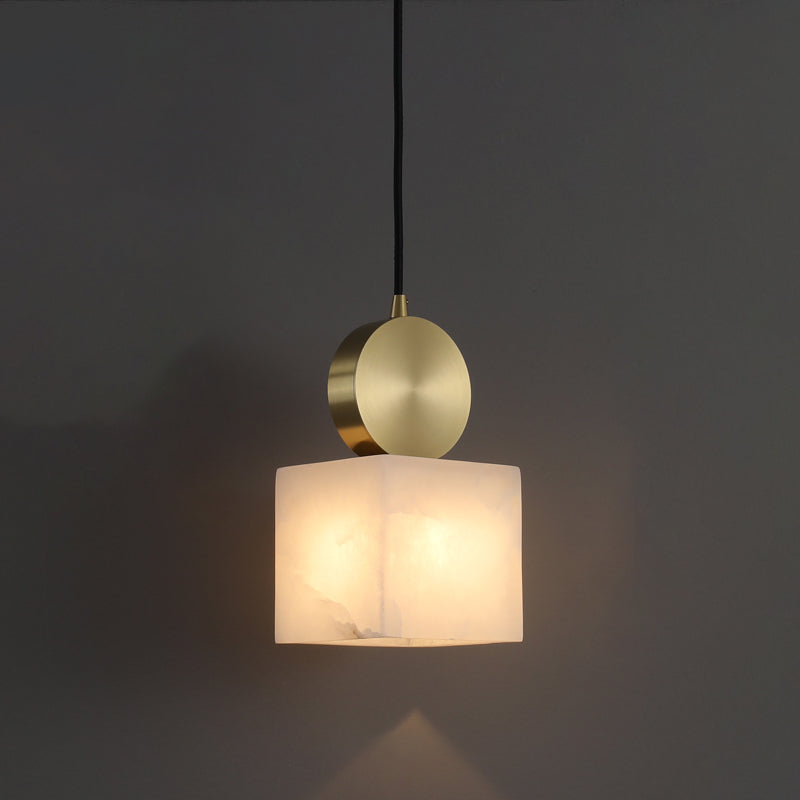 Marble 1-Light Hanging Lamp, Nordic Simplicity Design Pendant Lighting for Living