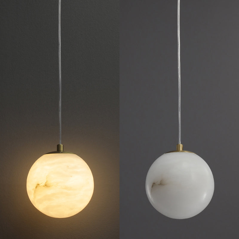 Marble 1-Light Hanging Lamp, Nordic Simplicity Design Pendant Lighting for Living