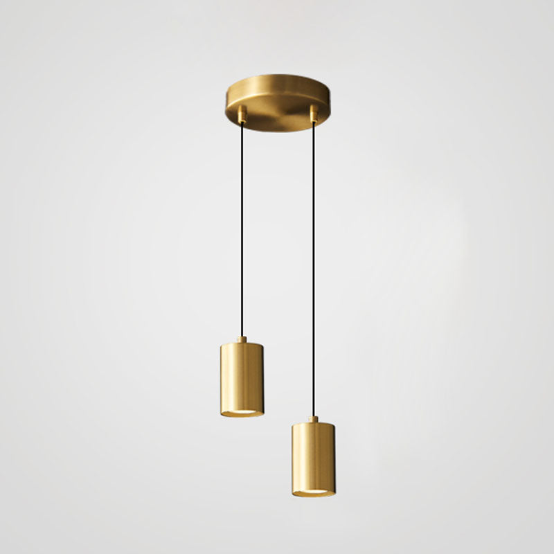 Minimalistische Zylinderhängelampe, modernes Metallheizlicht für Schlafzimmer
