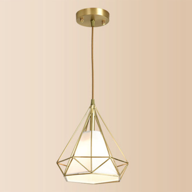 3 Lichthängeleuchte mit Käfigschatten, Nordic Simple Style Cluster-Anhängerlicht für Innenräume