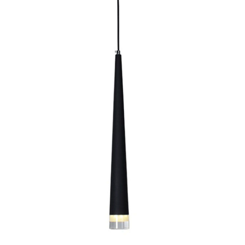 Minimalistische lineare Anhängerbeleuchtung, langes Acrylhängellicht für Wohnzimmer