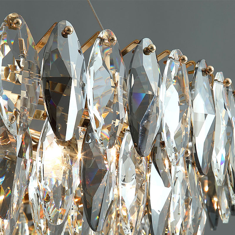 Post Modern in stile Crystal Island Light Smoke Grey Grey Simplicità Ampiccarsi per sala da pranzo