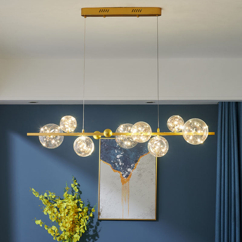 Bubble Glass Hanging Island Lights Simplicity Hanging Light for Dining Room
