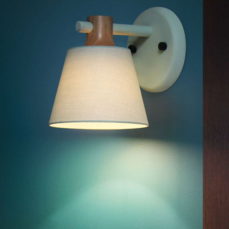 Modern Style Wall Mounted Light Fixture Cylinder Metal 1 Head Sconce Lighting